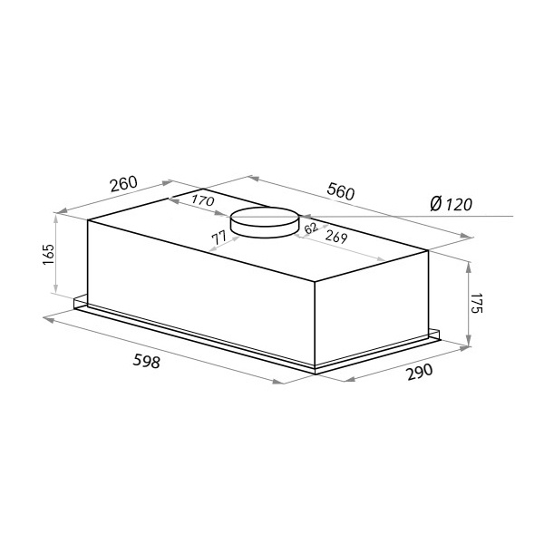 Кухонная вытяжка HOMSair Camelia Power 60RD белый - фото10