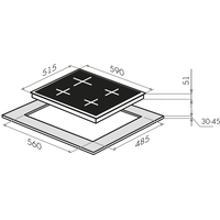 Варочная панель MAUNFELD EGHG.64.2CBG/G - фото2