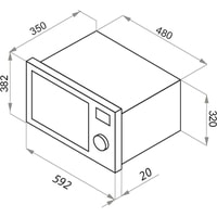 Микроволновая печь MAUNFELD XBMO202S - фото2