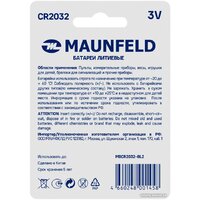 Батарейка MAUNFELD Lithium CR2032 MBCR2032-BL2 - фото2